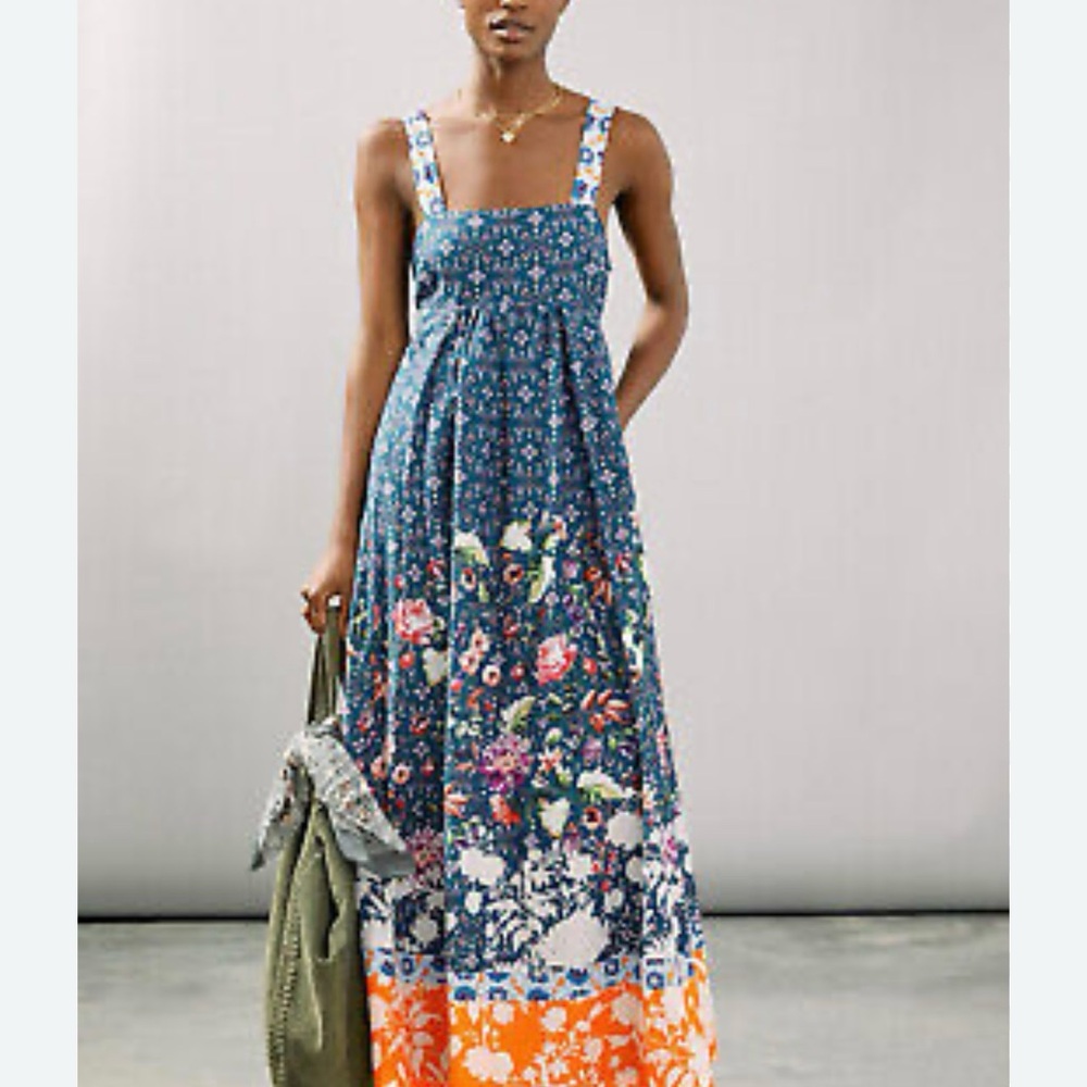 Anthropologie Maeve Madison Floral Maxi